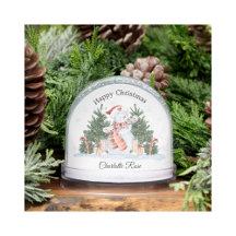 Gift Daughter Granddaughter Snowman Snow Globe 