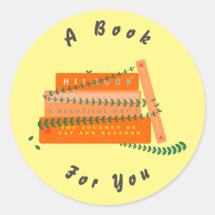 Gift Decoration Sticker A Book For You