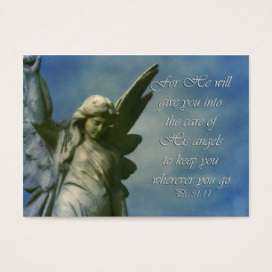 gift enclosure card Ps 91:11 Angel encouragement