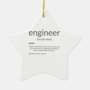 Gift Engineer College Major Engineer Definition Ceramic Ornament