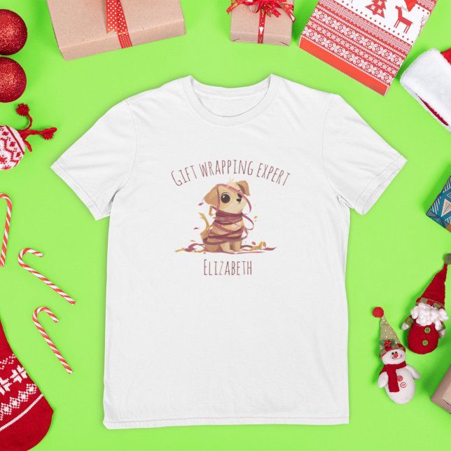Gift Expert Funny Family Personalised Christmas T-Shirt (Creator Uploaded)