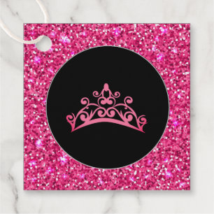 Gift-FavorTag -Pageant USA America Tiara Crown Favour Tags