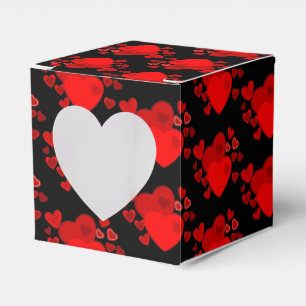 Gift/Favour Box-Valentine Hearts Favour Box