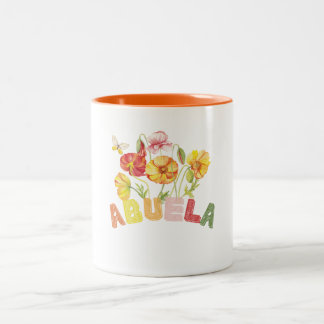 Gift Fof Abuela | Abuelita Gift Two-Tone Coffee Mug