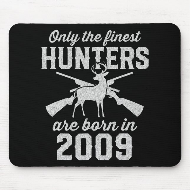Gift for 13 Year Old Deer Hunter 13rd Birthday 200 Mouse Pad (Front)