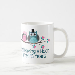 Gift For 15th Wedding Anniversary Hoot Coffee Mug