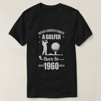 Gift For 60 Year Old Golfer Golf 1960 60th Birthda T-Shirt