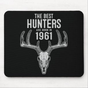 Gift for 61 Year Old Deer Hunter Hunting 1961 61th Mouse Pad