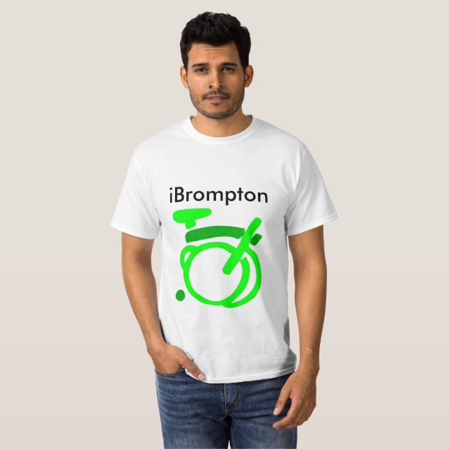 Gift for a Brompton Bike Enthusiast T-Shirt (Front Full)