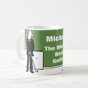 Gift for a golfer. The Word's Best Golfer Coffee Mug