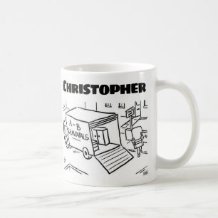 Gift for a Removals Man with Name Coffee Mug