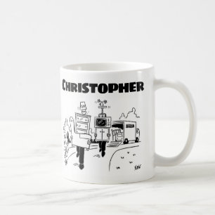 Gift for a Removals Man with Name Coffee Mug