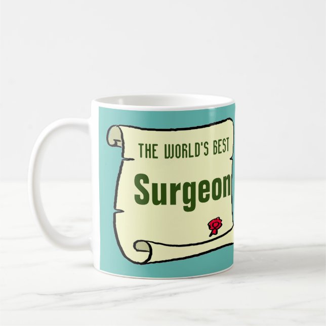 Gift for a Surgeon. Funny Coffee Mug (Left)