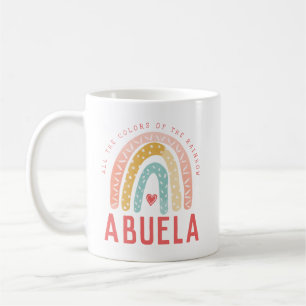 Gift For Abuela All The Colours of The Rainbow Coffee Mug