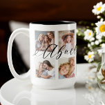 Gift for Abuela | Grandchildren Photo Collage Coffee Mug<br><div class="desc">Send a beautiful personalised gift to your Grandma (Abuela) that she'll cherish forever. Special personalised grandchildren photo collage mug to display your own special family photos and memories. Our design features a simple 10 photo collage grid design with "Abuela" designed in a beautiful handwritten black script style. Each photo is...</div>