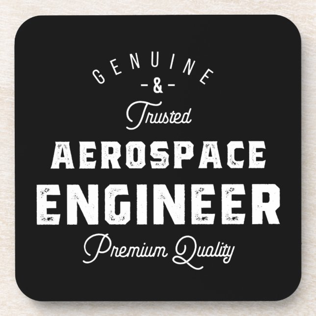 Gift for Aerospace Engineer Coaster (Front)