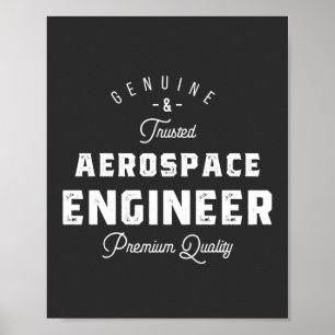 Gift for Aerospace Engineer Poster