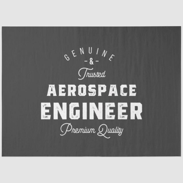 Gift for Aerospace Engineer Tissue Paper (Front)