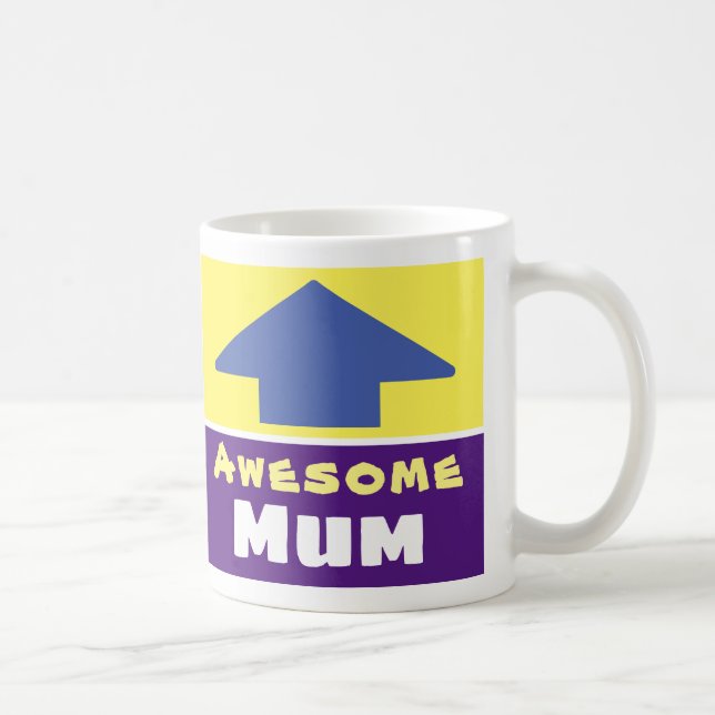 Gift for an Awesome Mum Coffee Mug (Right)