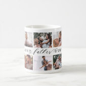 Gift For Best Father Ever Family Photo Collage Coffee Mug (Center)