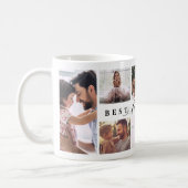 Gift For Best Father Ever Family Photo Collage Coffee Mug (Left)