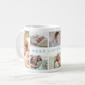 Gift For Best Grandma Ever Family Photo Collage Coffee Mug (Front Left)