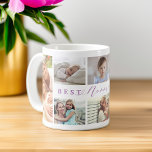 Gift For Best Nonna Ever Family Photo Collage Coffee Mug<br><div class="desc">Show your amazing Nonna just how wonderful and loved she is with our stylish "Best Nonna Ever" custom 8 photo collage mug. The design features "Best Nonna Ever" in a stylish light violet typography design and customised with 8 of your own special family photos. Great gift for grandma, nonna, birthday,...</div>