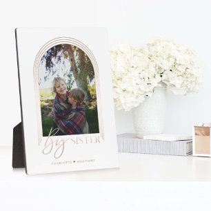 Gift for Big Sister Elegant Arch Photo Keepsake Pl Plaque