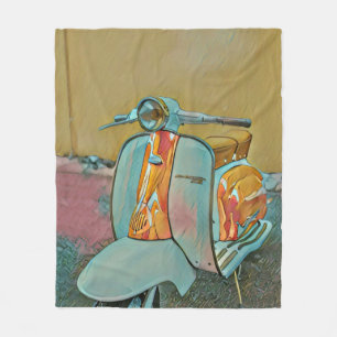 Gift for biker fleece blanket