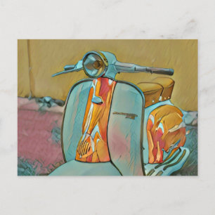 Gift for biker postcard