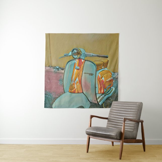 Gift for biker tapestry (In Situ)