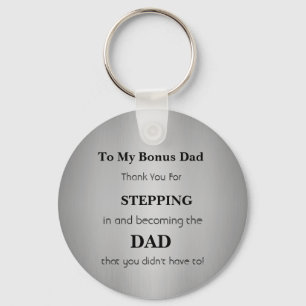 Gift For Bonus Dad - Father's Day Gift Key Ring