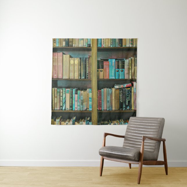 Gift for book lovers tapestry (In Situ)