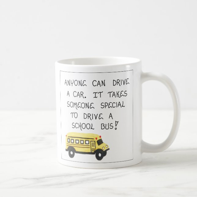 Gift for Bus Driver Mug - Schoolbus (Right)