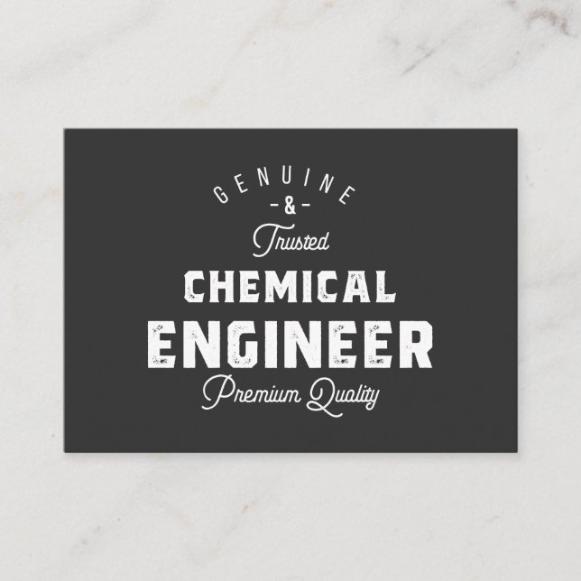 Gift for Chemical Engineer Business Card (Front)