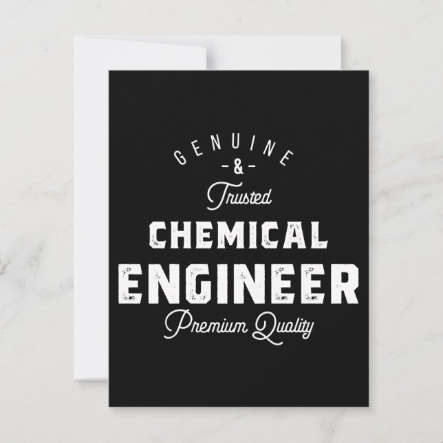 Gift for Chemical Engineer Save The Date (Front)