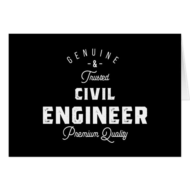 Gift for Civil Engineer (Front Horizontal)