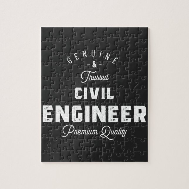 Gift for Civil Engineer Jigsaw Puzzle (Vertical)