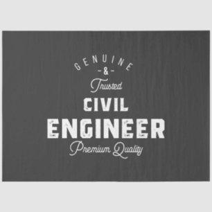 Gift for Civil Engineer Tissue Paper
