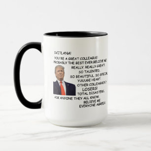 Gift for Colleague custom Trump,Humourous Trump  Mug