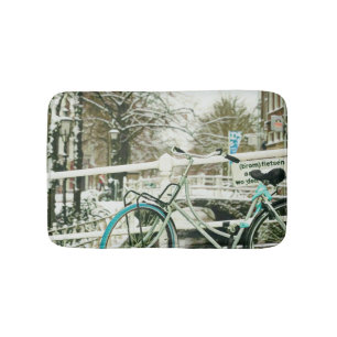 Gift for cycling lover bath mat