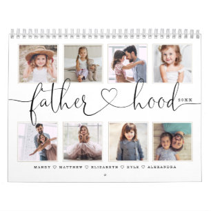 Gift for Dad   Fatherhood Family Memories Photo Calendar