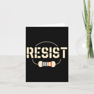Gift For Electrical Engineer Graduate Men Resist C Card