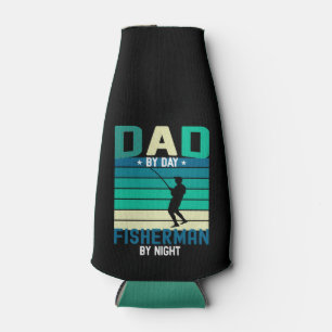 Gift for fishing dad; fish; fisherman; father; bottle cooler