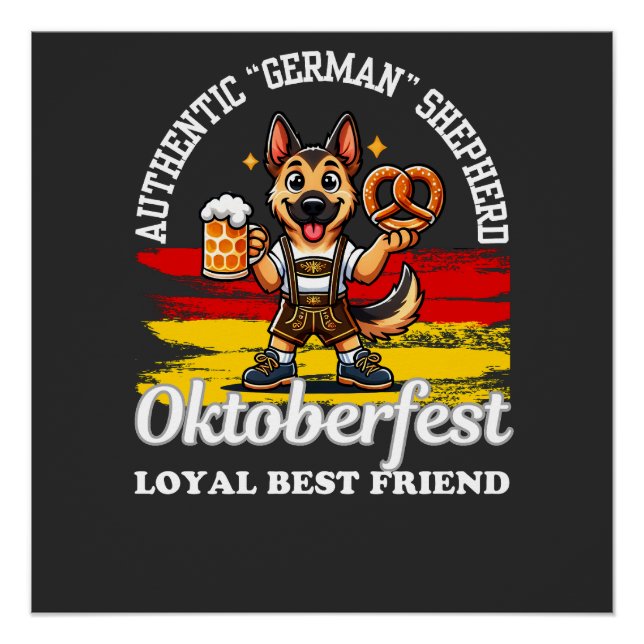 Gift For German Shepherd Lover | German Shepherd Poster (Front)