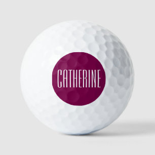 Gift for Golf Enthusiast, Personalised Balls