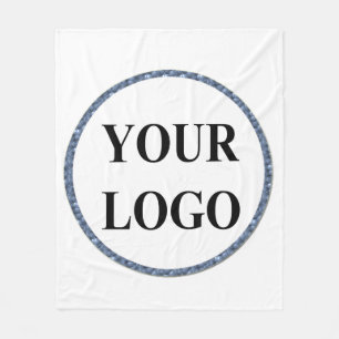 Gift For Grandma Personalised ADD YOUR LOGO Fleece Blanket