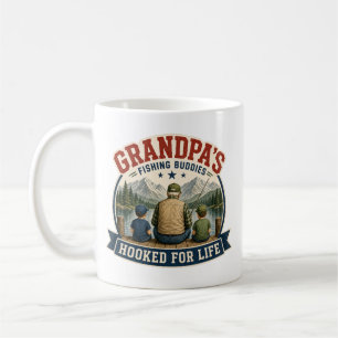 Gift for Grandpa Fishing Coffee Mug