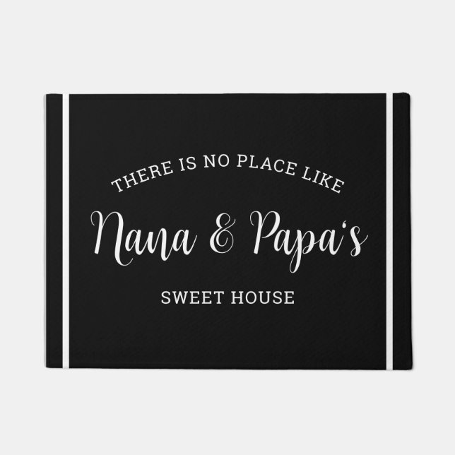 Gift for Grandparents Door Mat (Front)