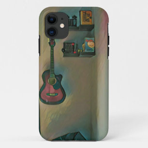 Gift for guitar player iPhone 11 case